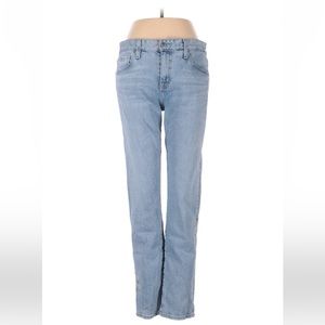AG Light Wash High Rise, Straight Leg Jeans